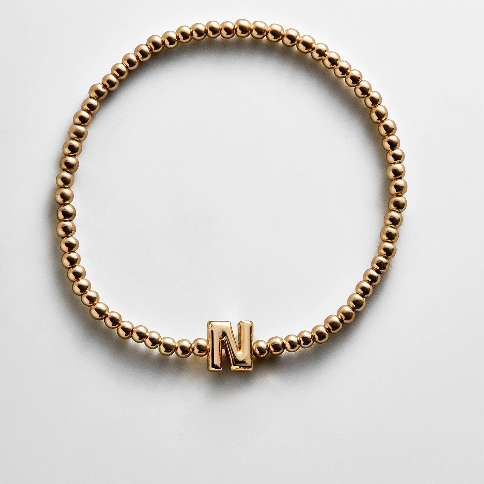Bubble Letter Pisa Bracelet - Initial Pisa Bracelet