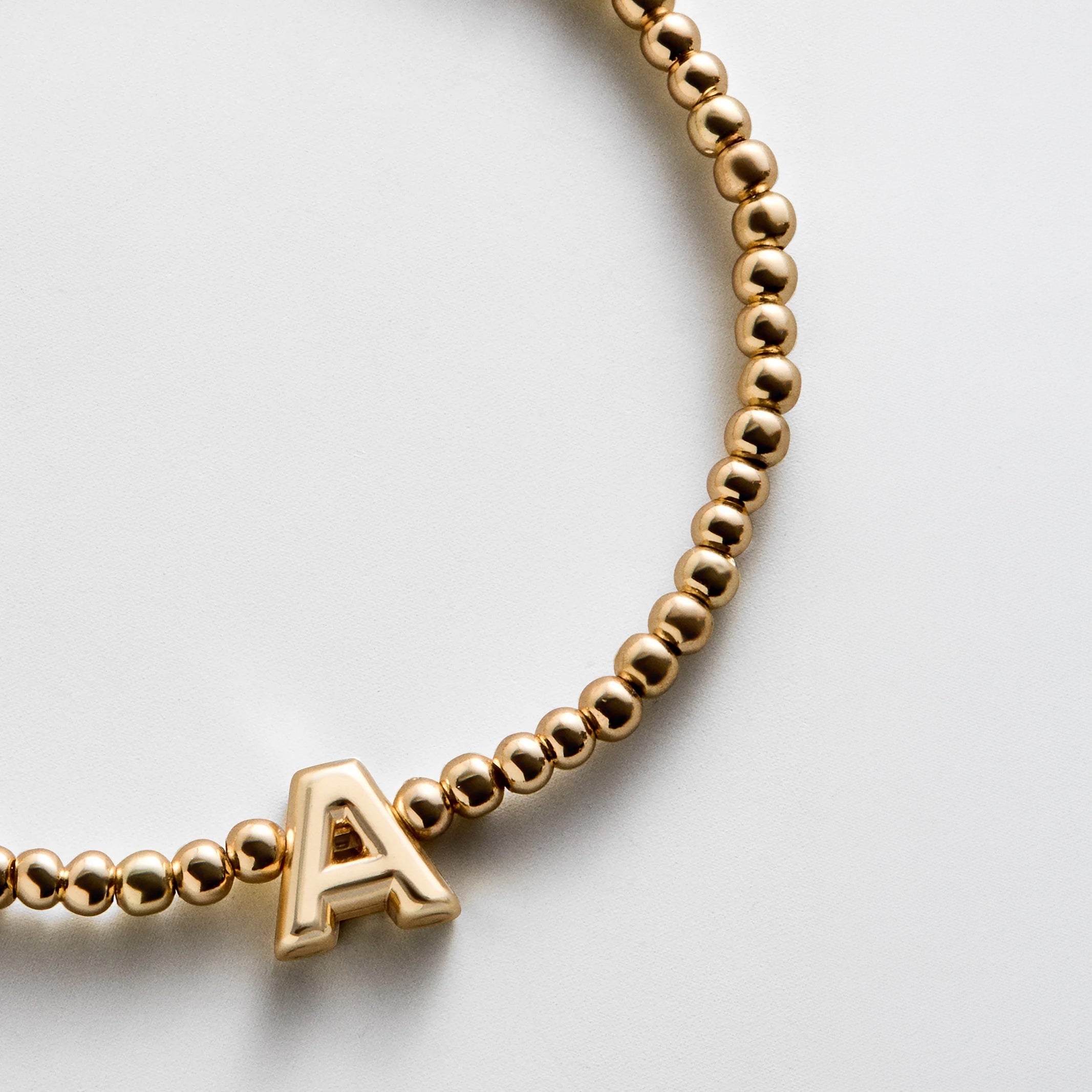 Bubble Letter Pisa Bracelet - Initial Pisa Bracelet