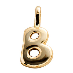 Bubble Letter Cluster Charm - B