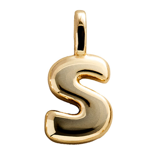 Bubble Letter Cluster Charm - S