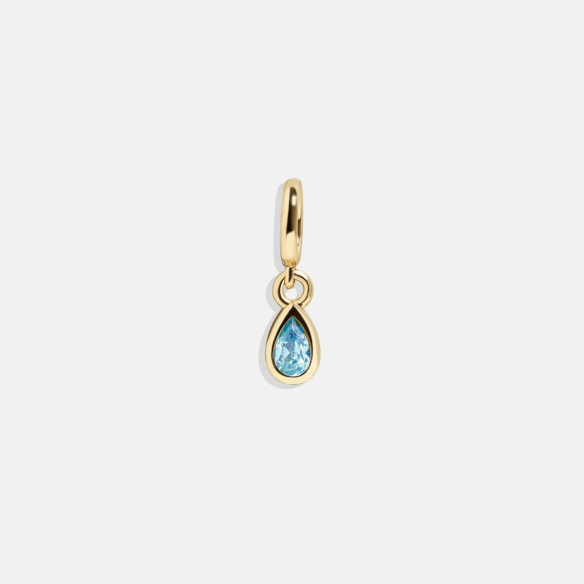 Birthstone Cluster Charm - Blue Zircon