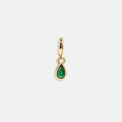 Birthstone Cluster Charm - Emerald