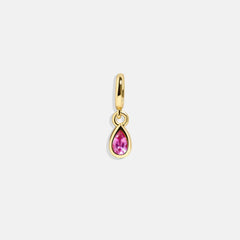 Birthstone Cluster Charm - Rose