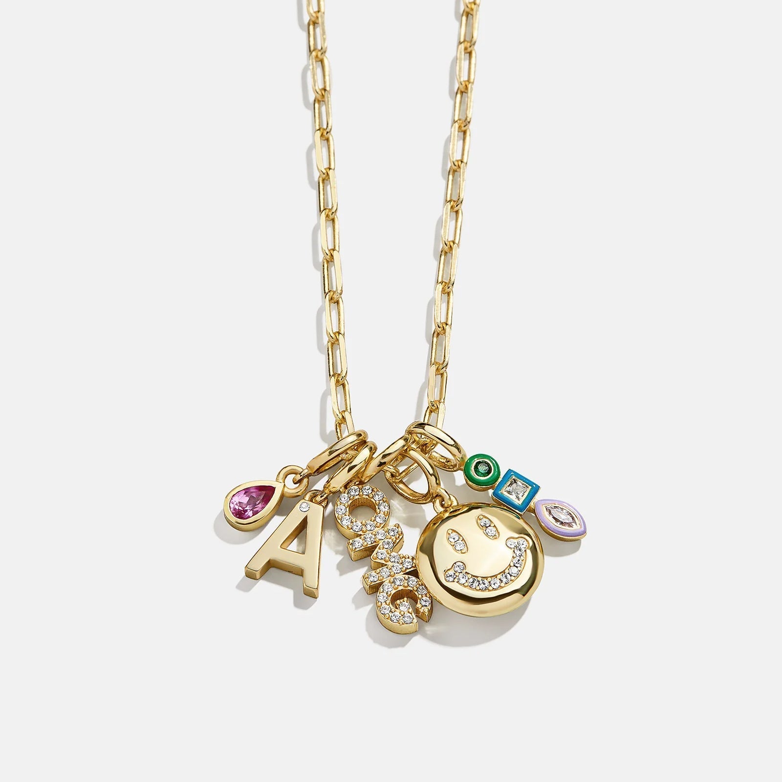 Birthstone Cluster Charm - Peridot