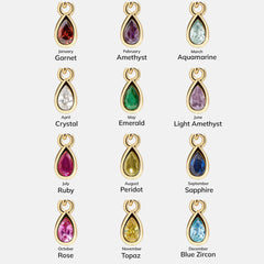 Birthstone Cluster Charm - Sapphire