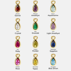 Birthstone Cluster Charm - Sapphire