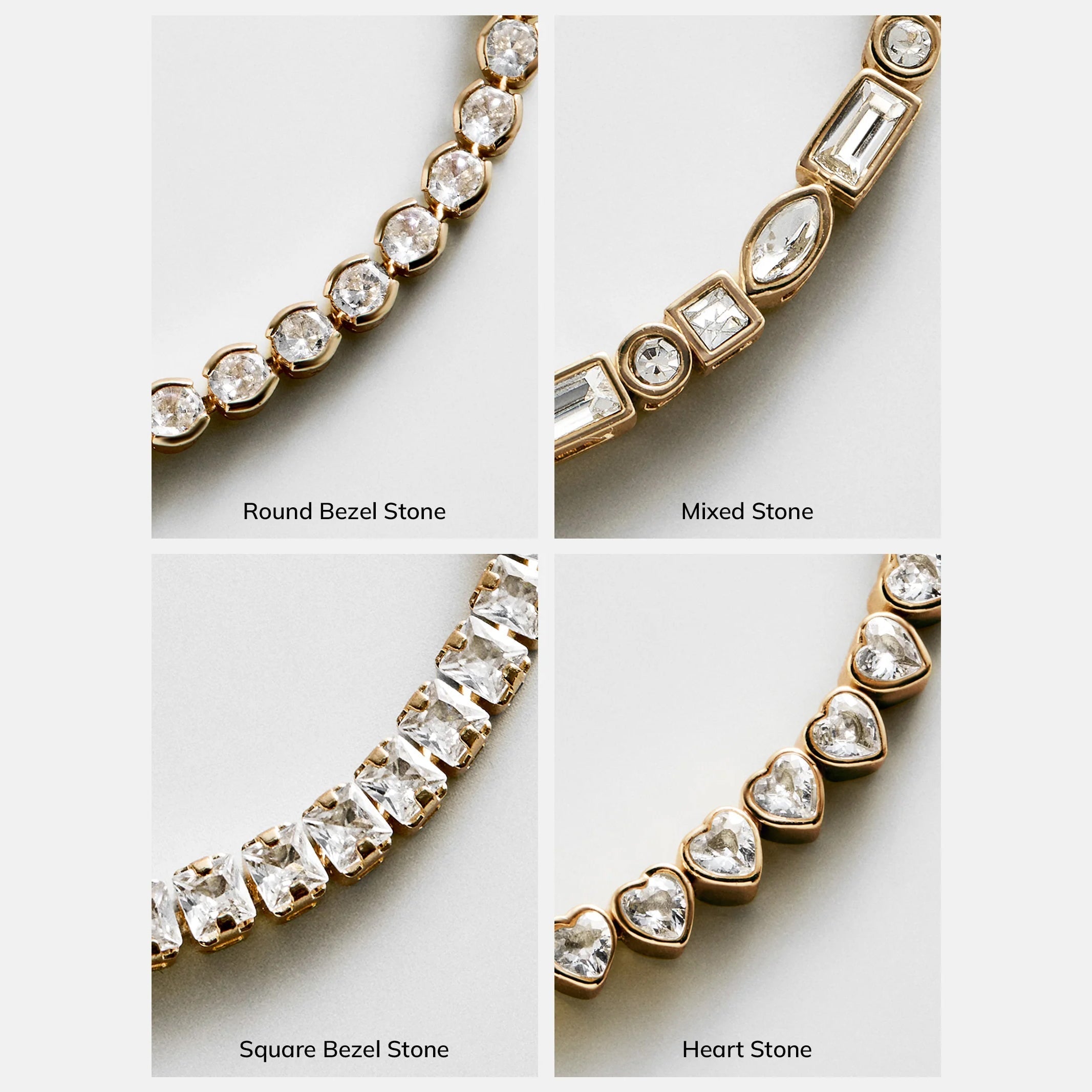 Brooke Tennis Bracelet - Round Stone