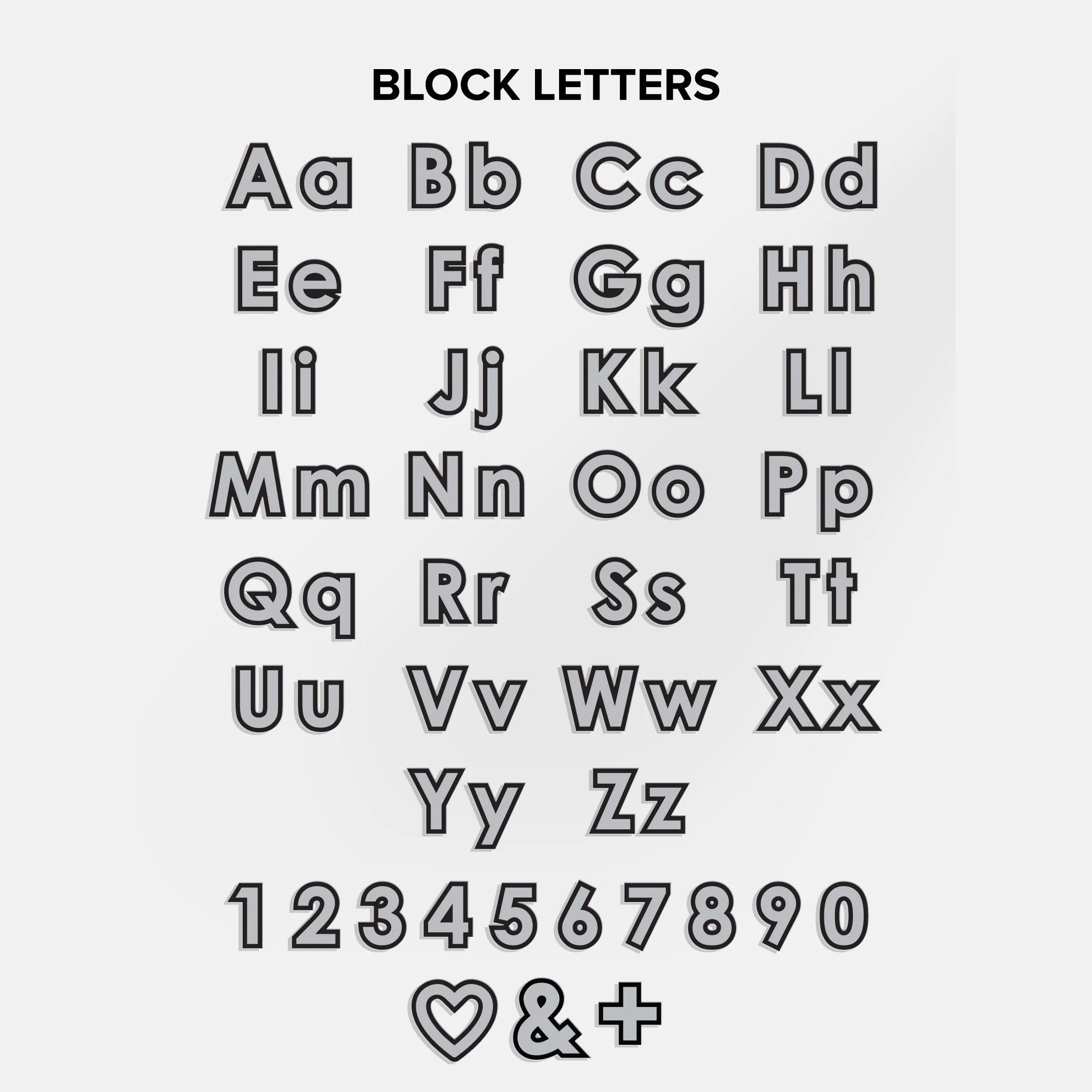 Block Font Custom iPhone Case - Lavender/White