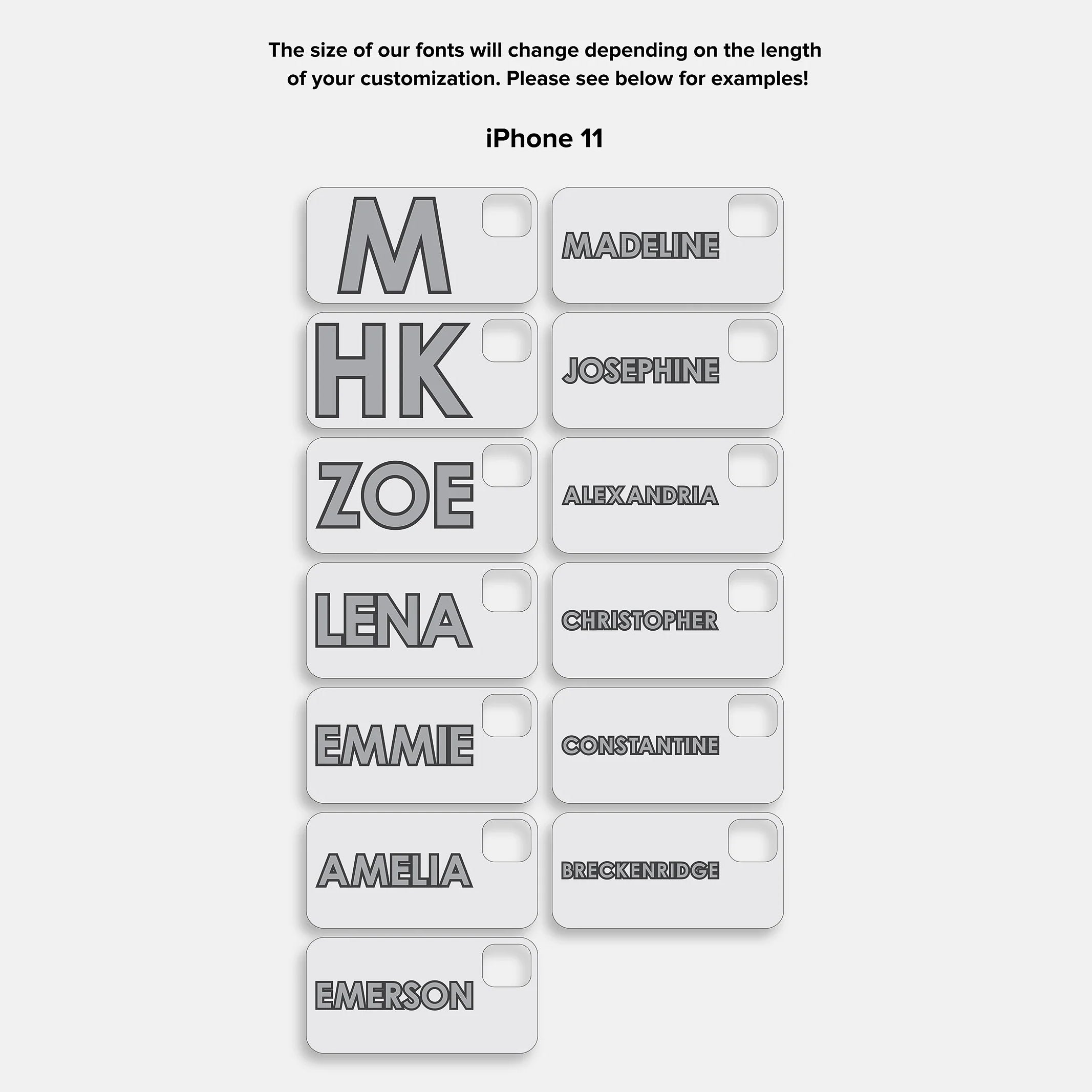 Block Font Custom iPhone Case - Lavender/Purple