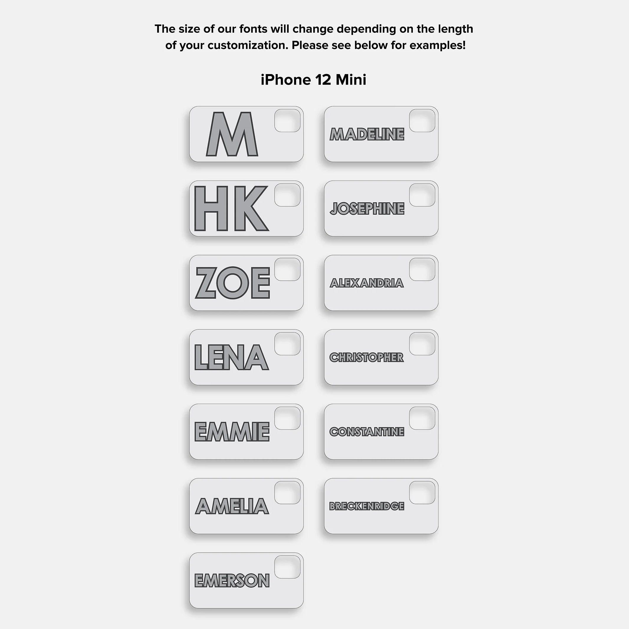Block Font Custom iPhone Case - Green/Light Pink