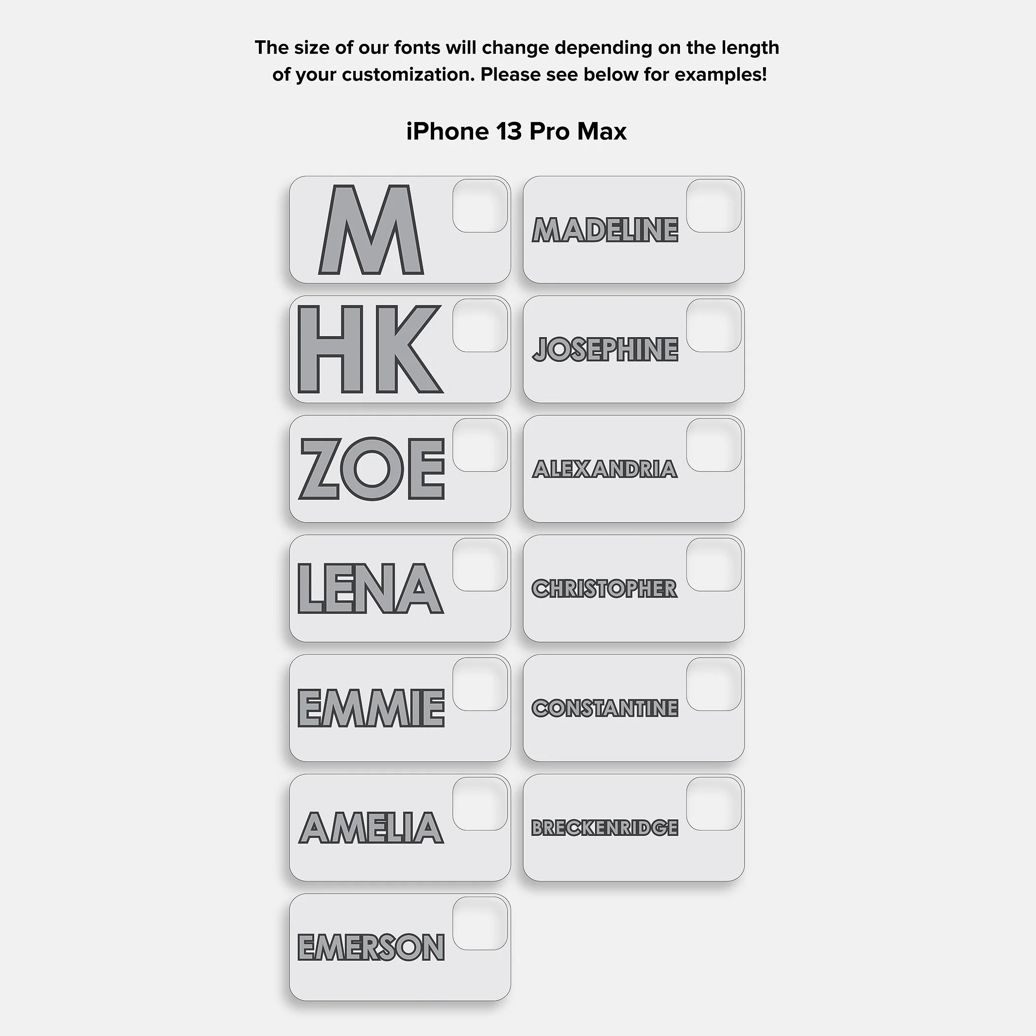Block Font Custom iPhone Case - Lavender/Purple