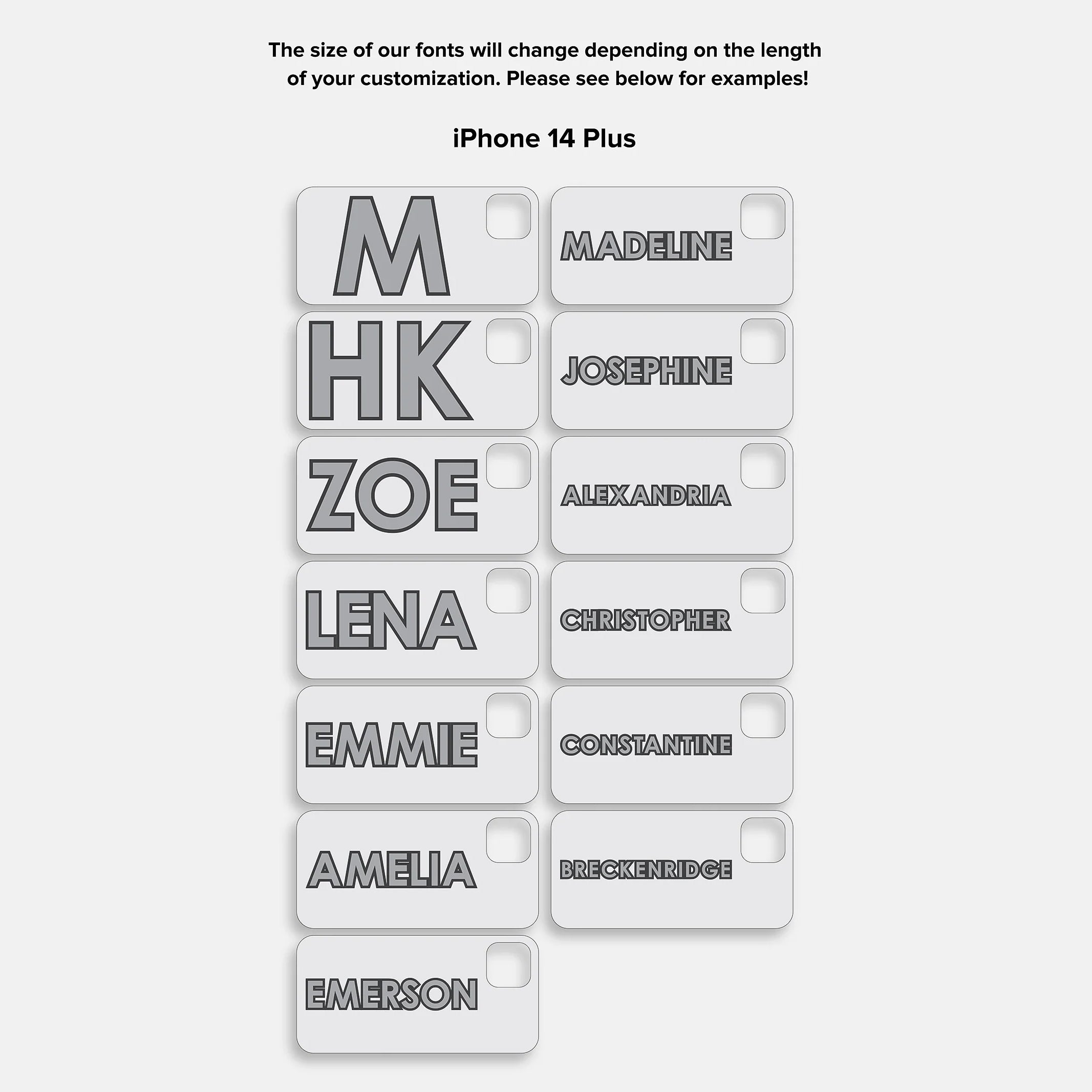 Block Font Custom iPhone Case - Green/Light Pink