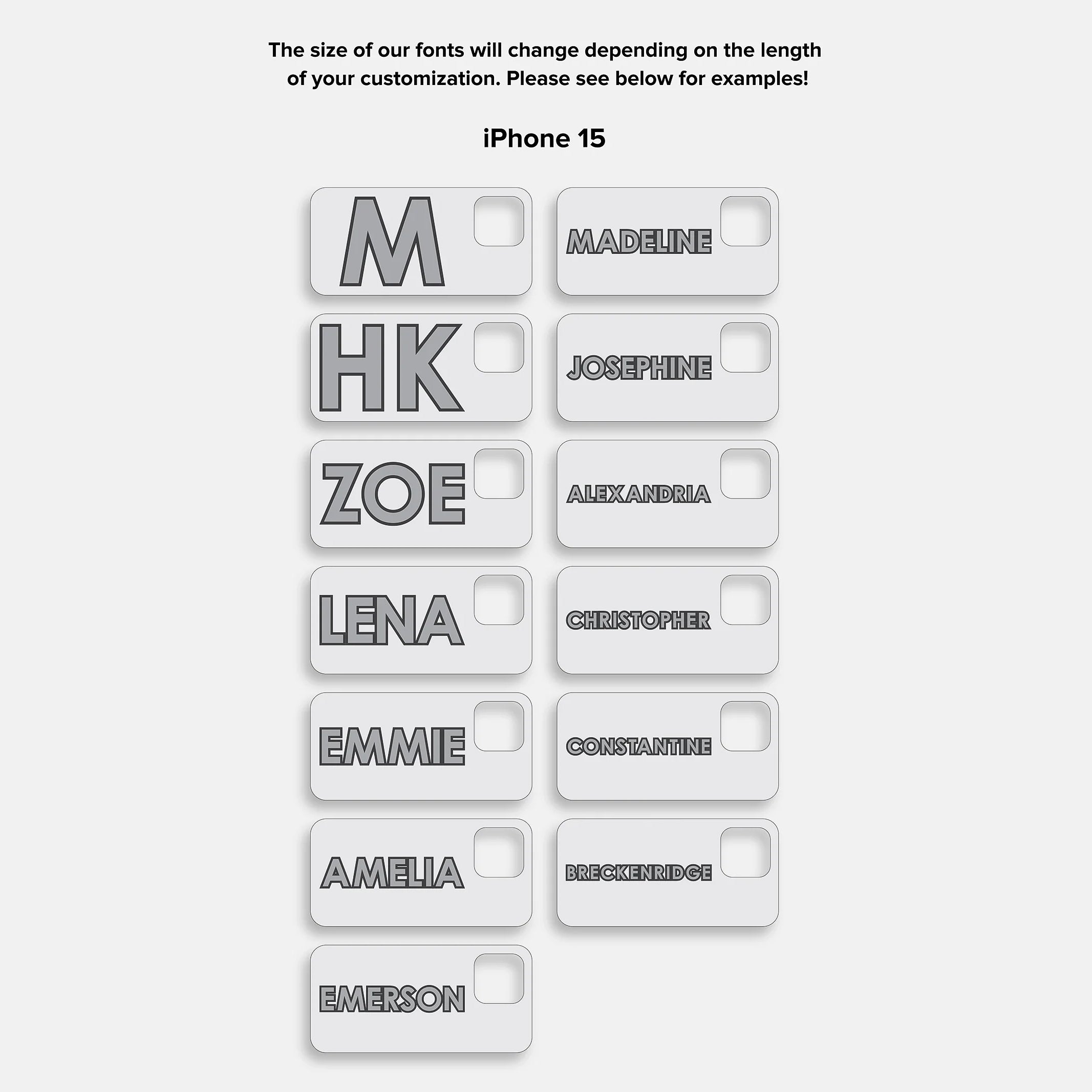 Block Font Custom iPhone Case - Green/Light Pink