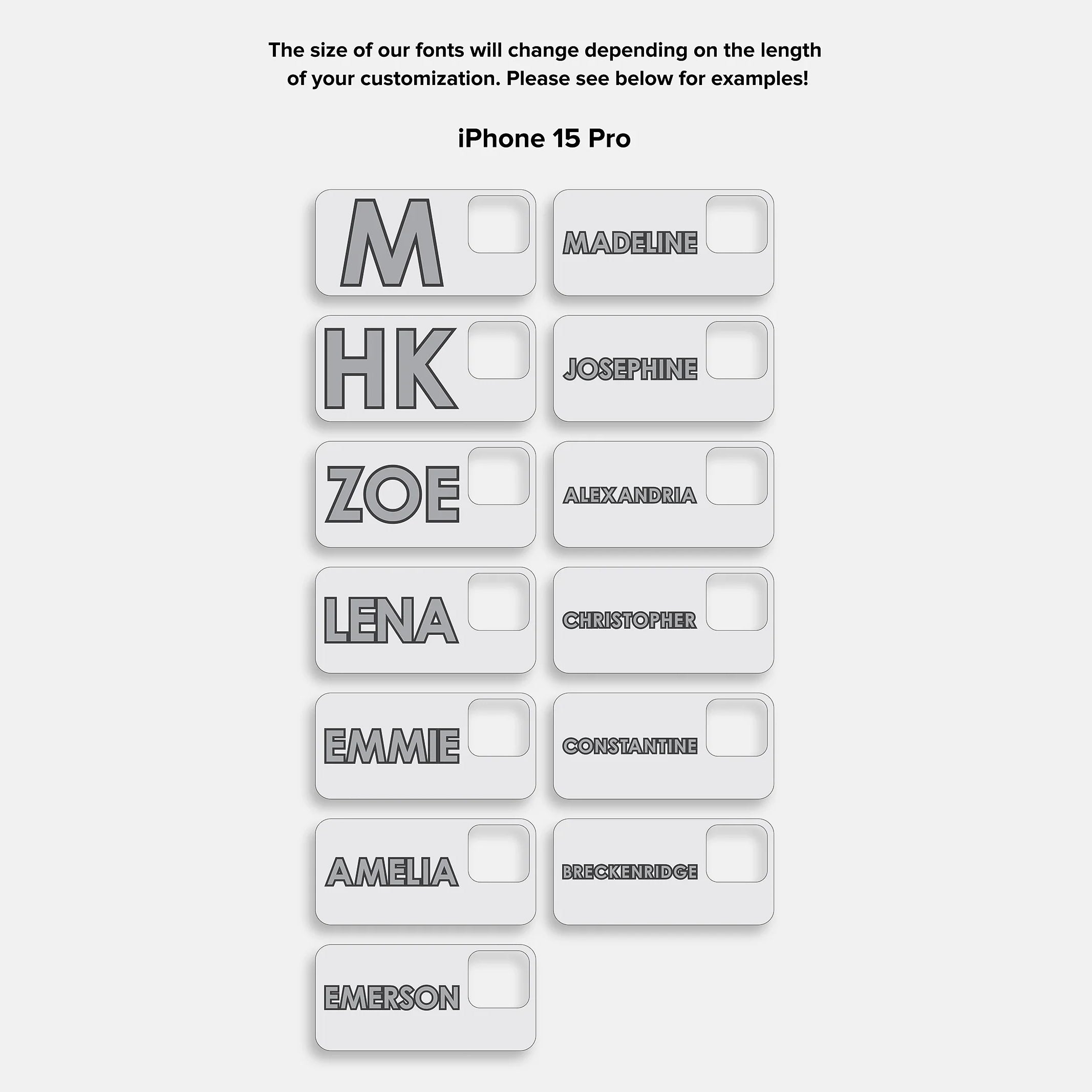 Block Font Custom iPhone Case - Lavender/White