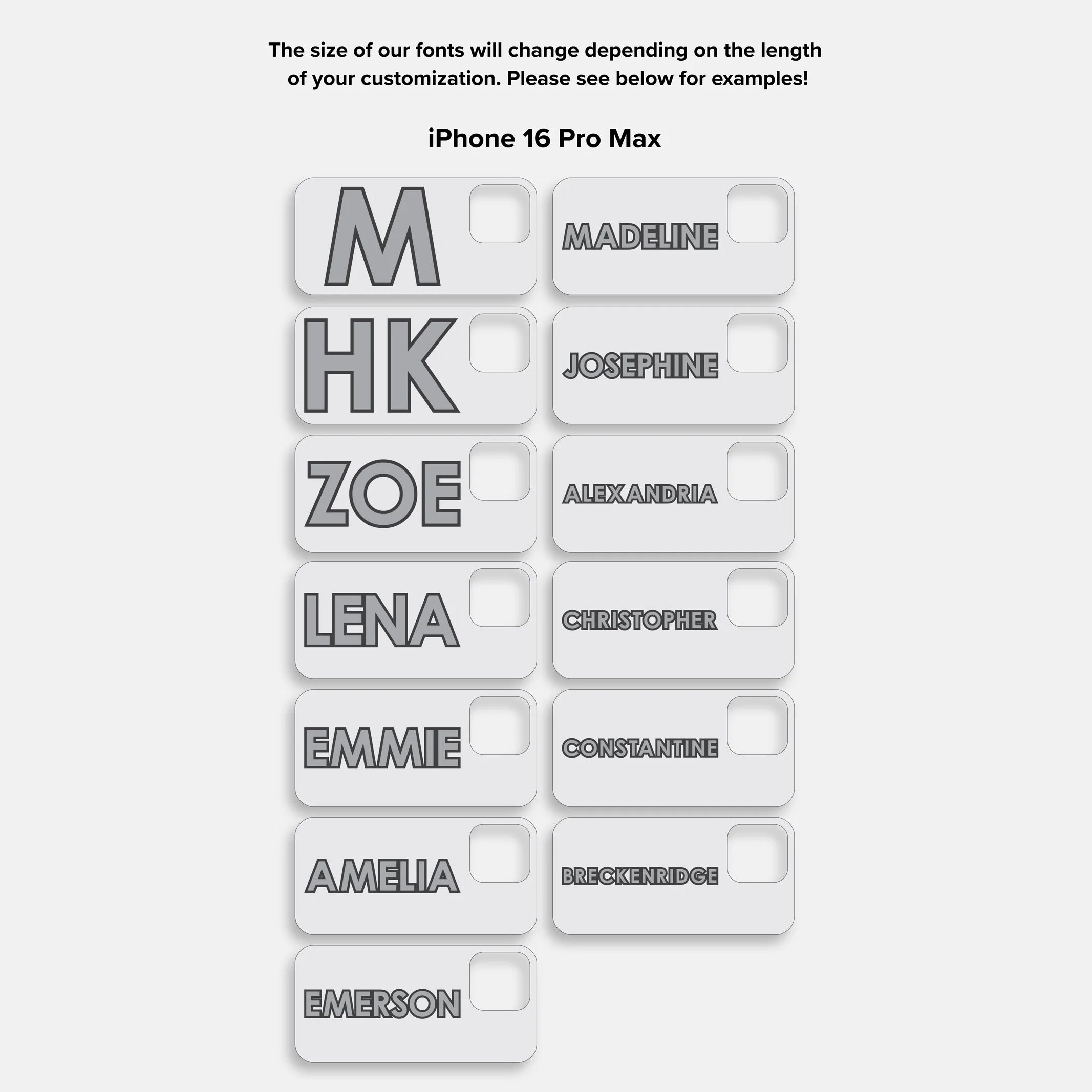 Block Font Custom iPhone Case - Lavender/Purple