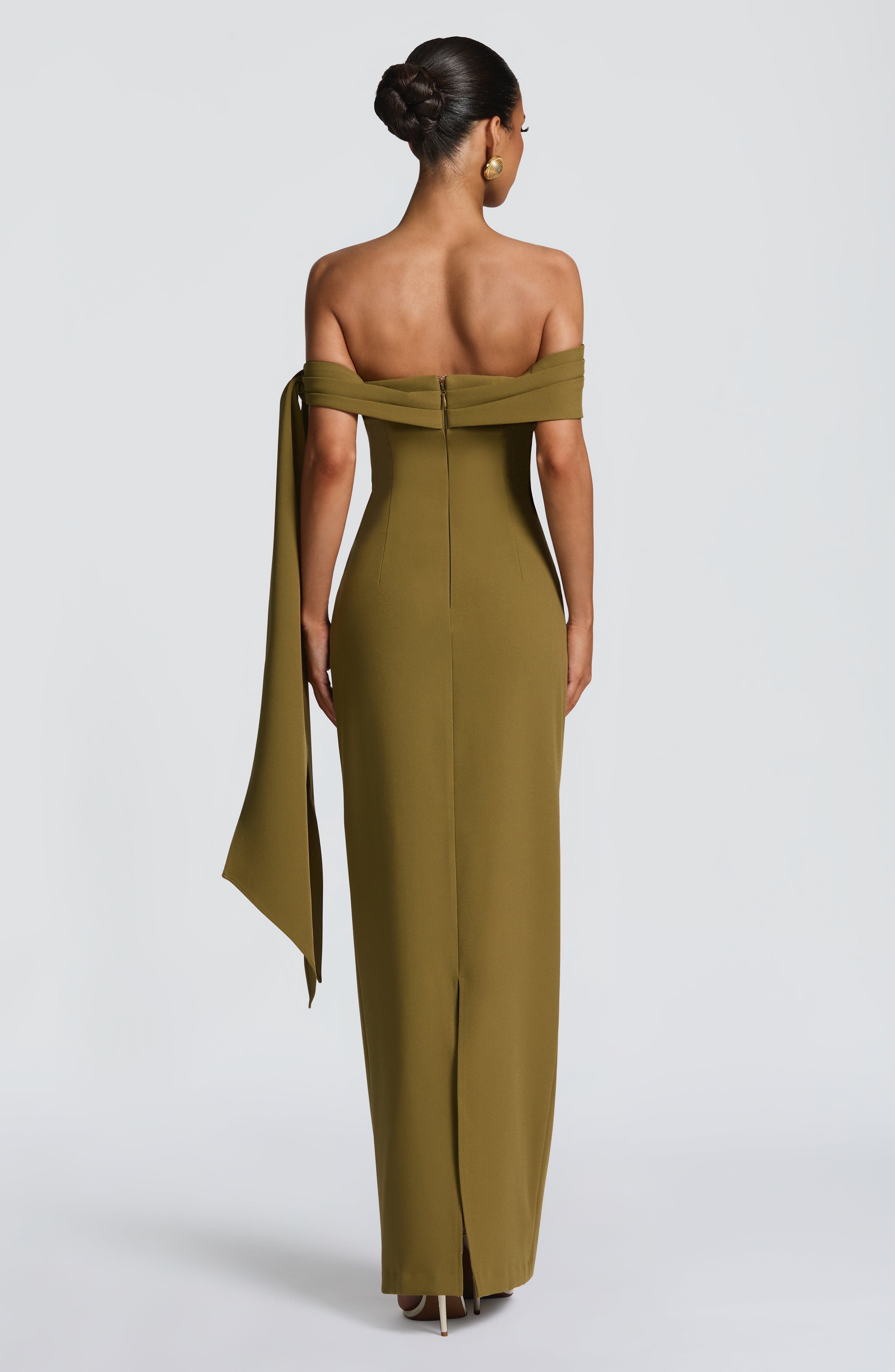 Addie Maxi Dress - Deep Olive