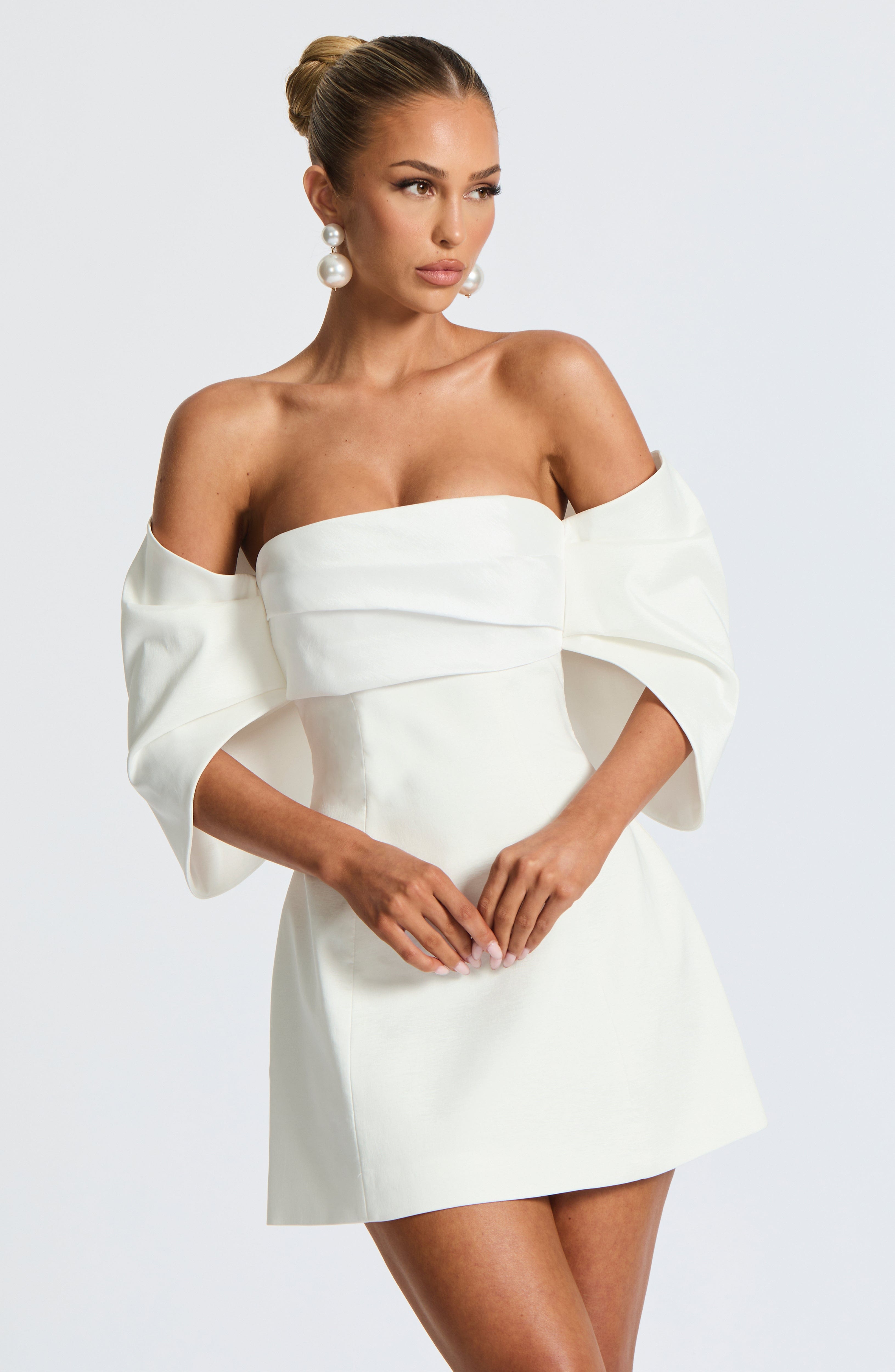 Briella Mini Dress - Ivory
