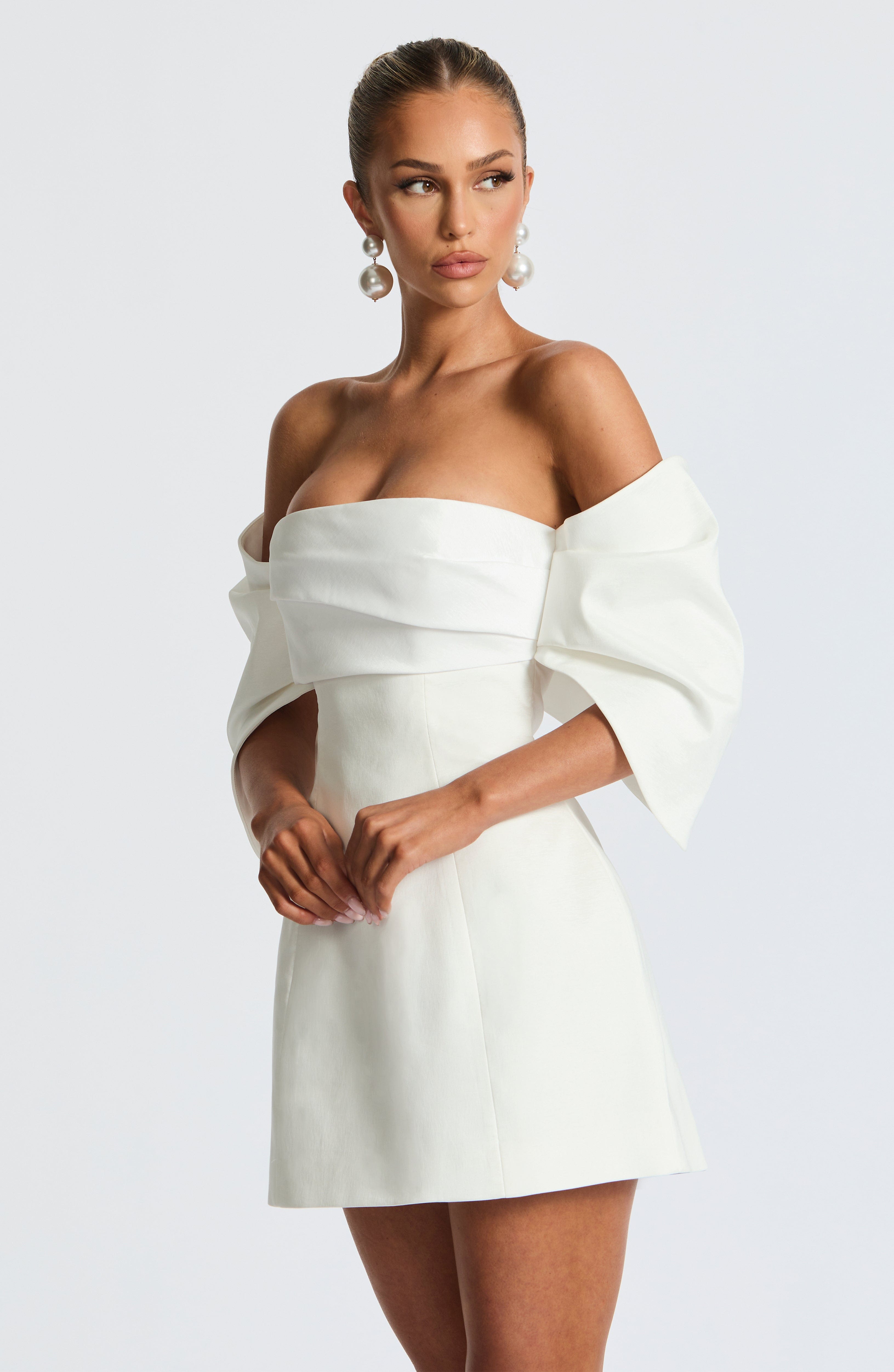 Briella Mini Dress - Ivory