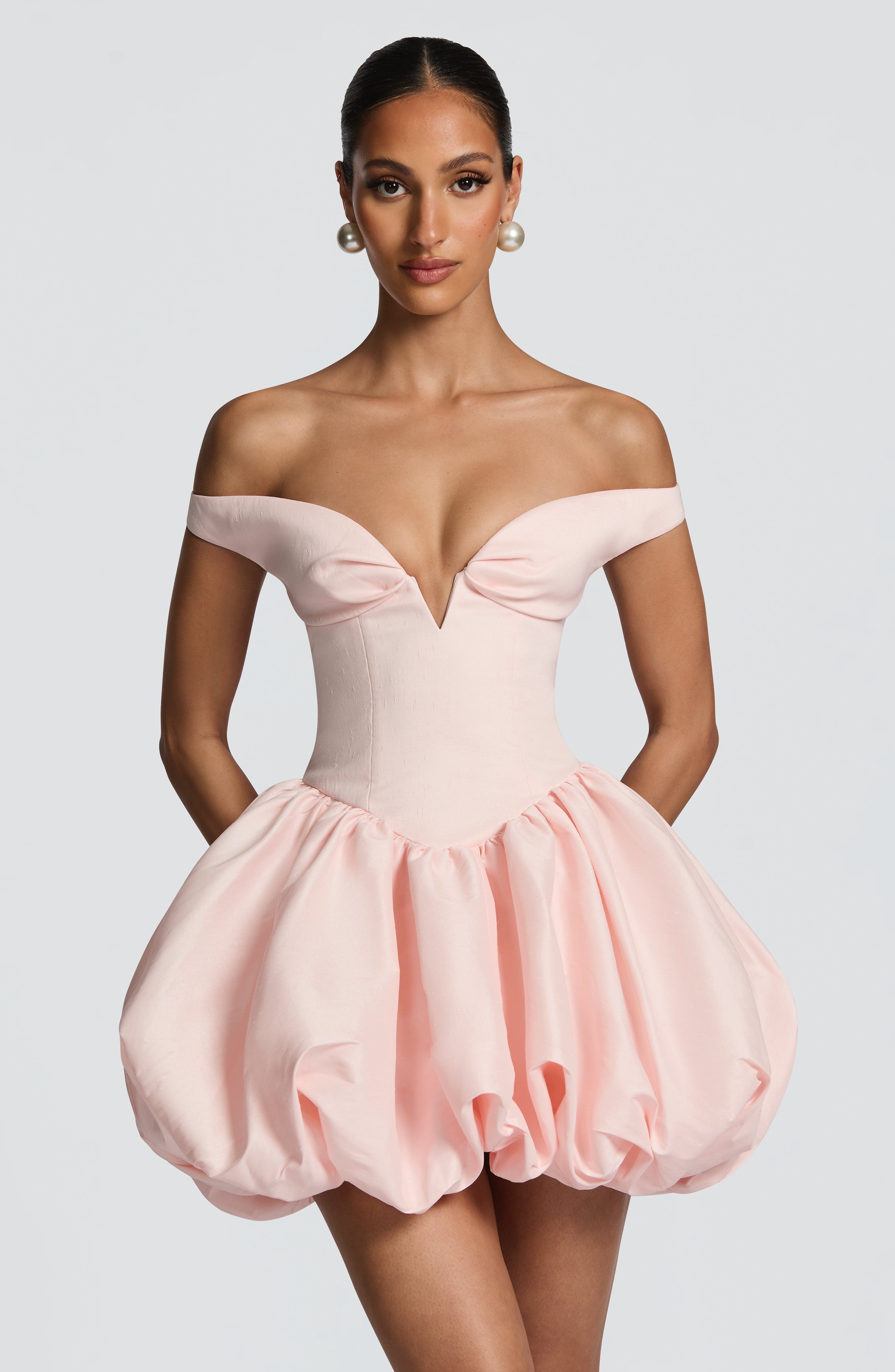 Eileen Mini Dress - Blush