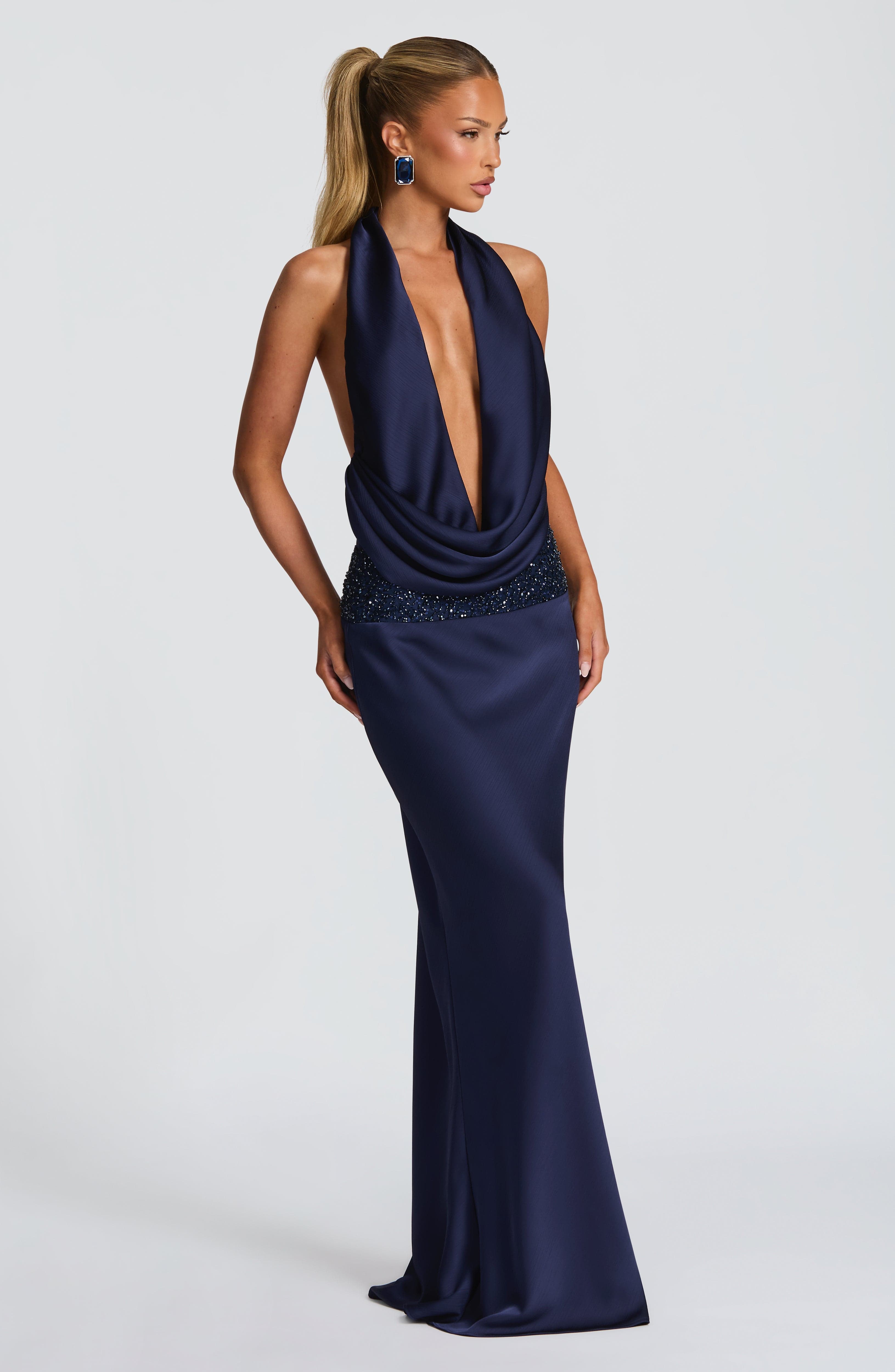 Eleni Bodysuit - Navy