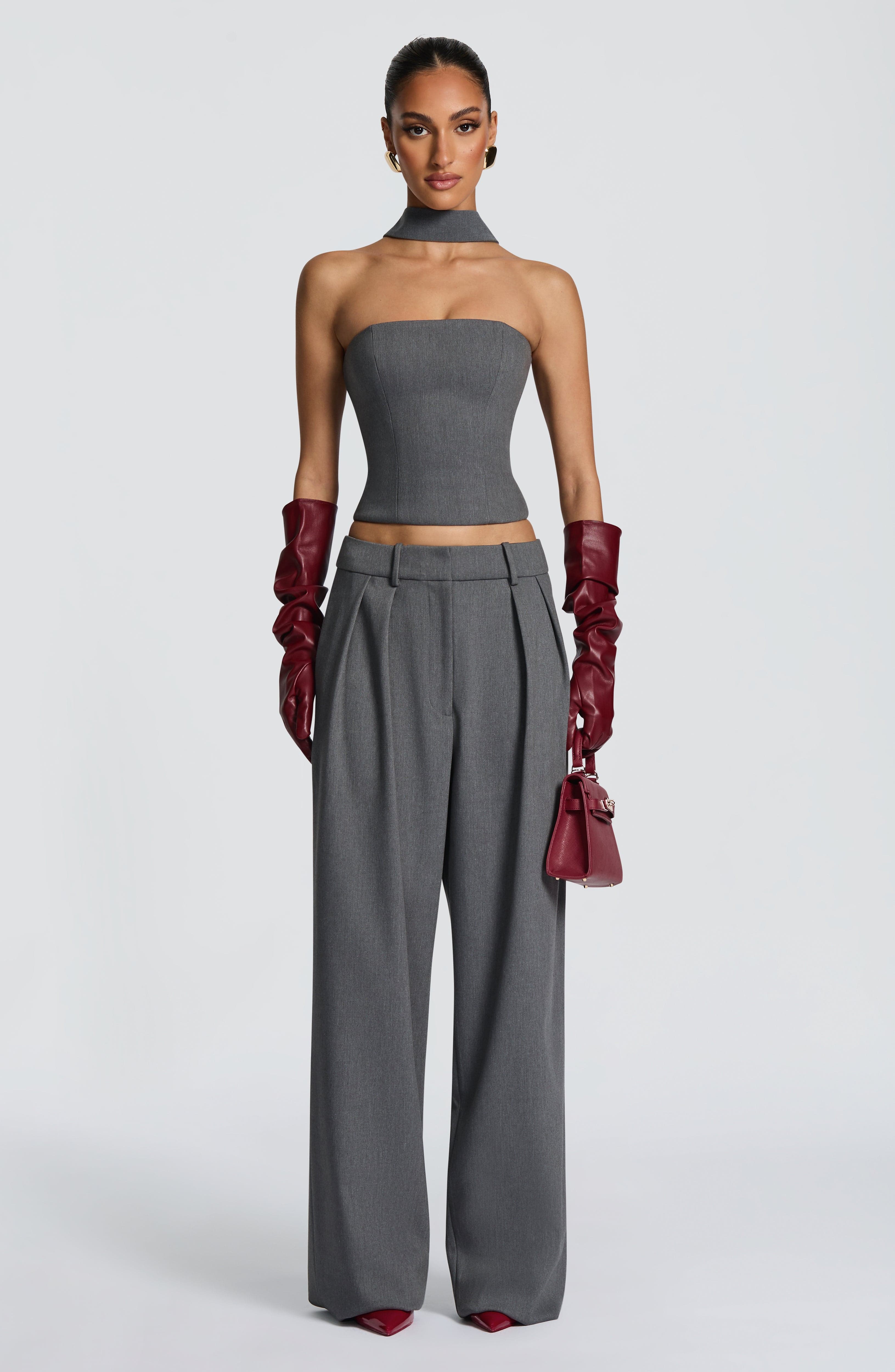 Frankie Gloves - Burgundy