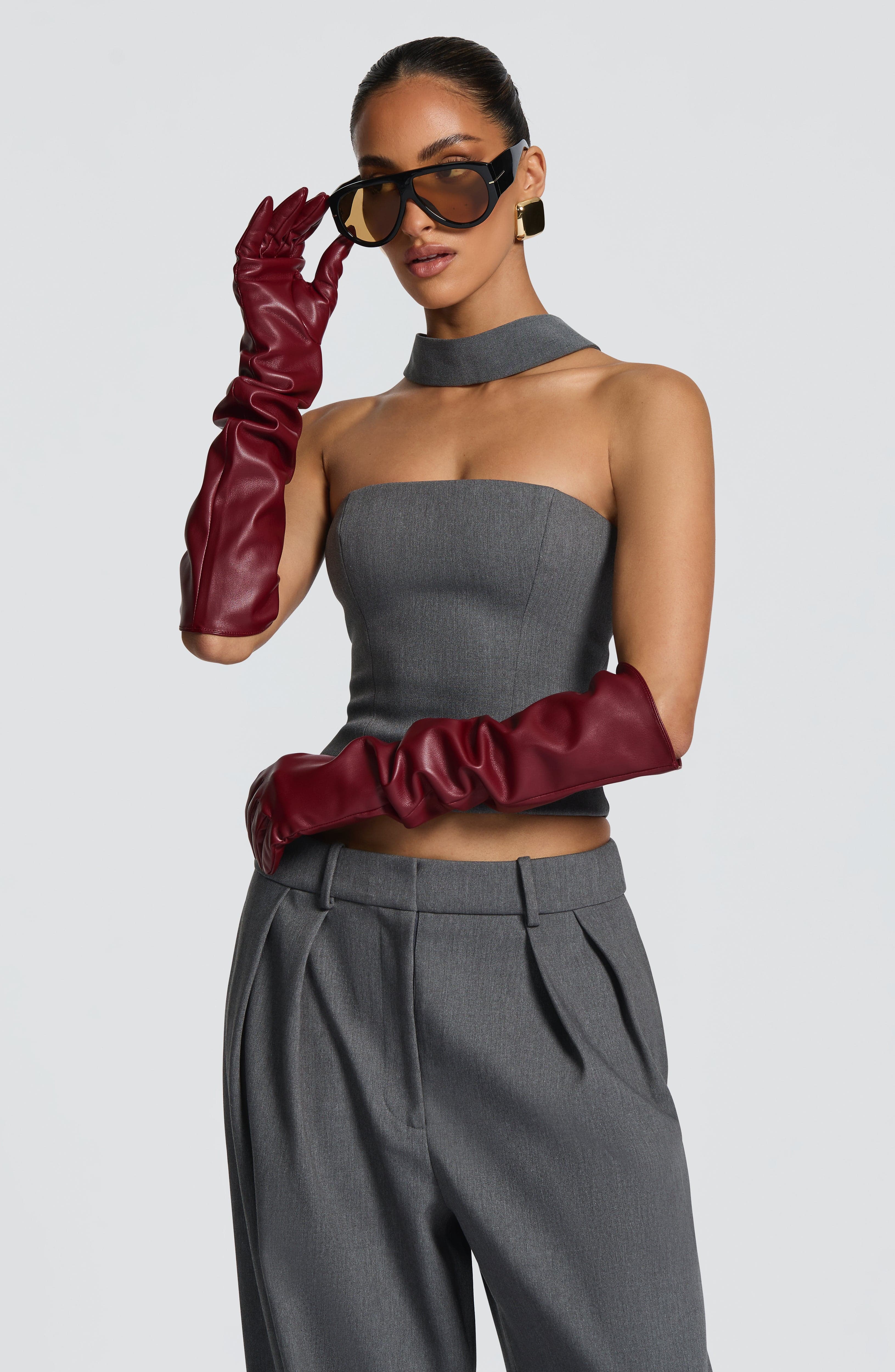 Frankie Gloves - Burgundy