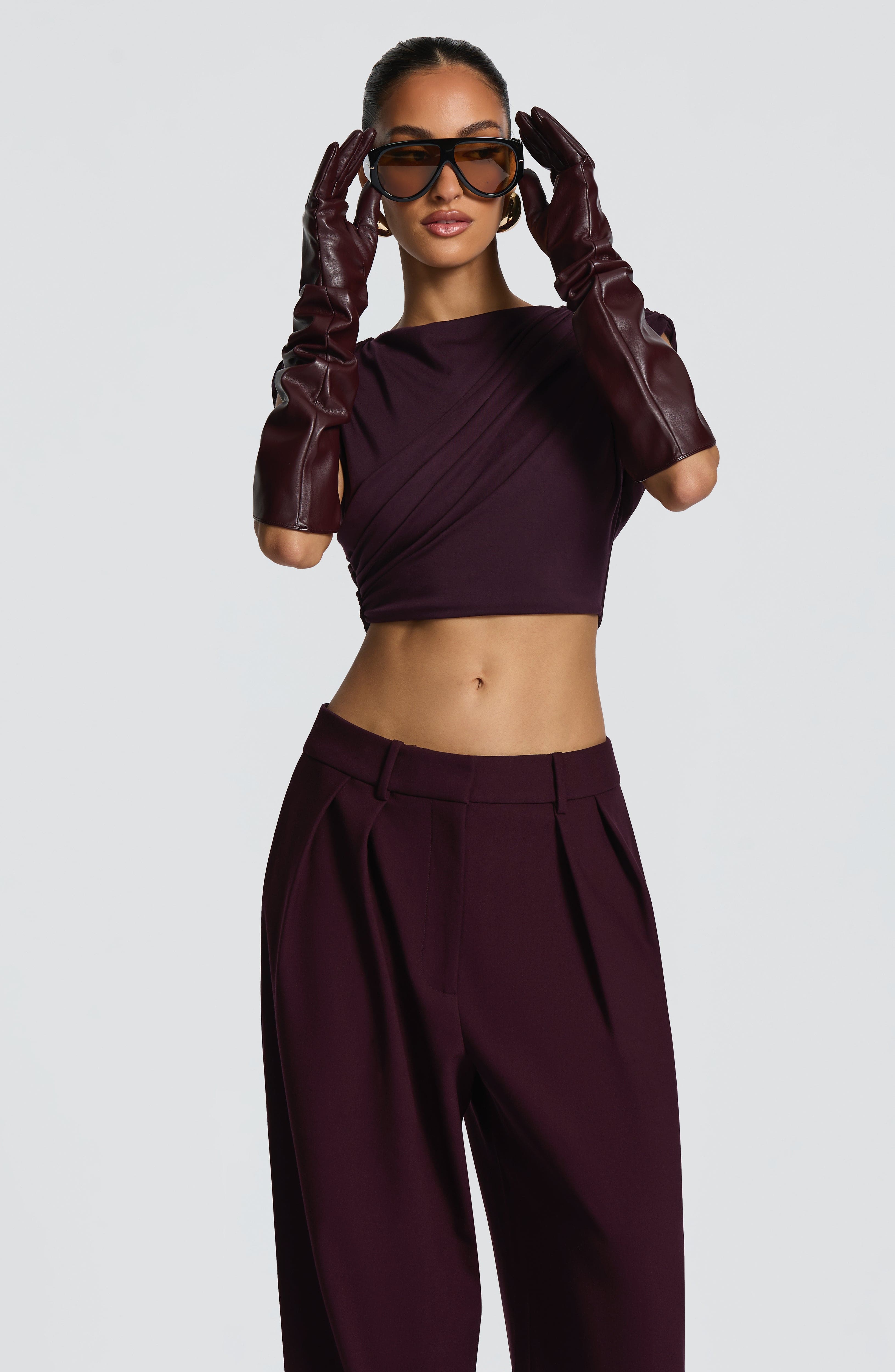 Frankie Gloves - Plum