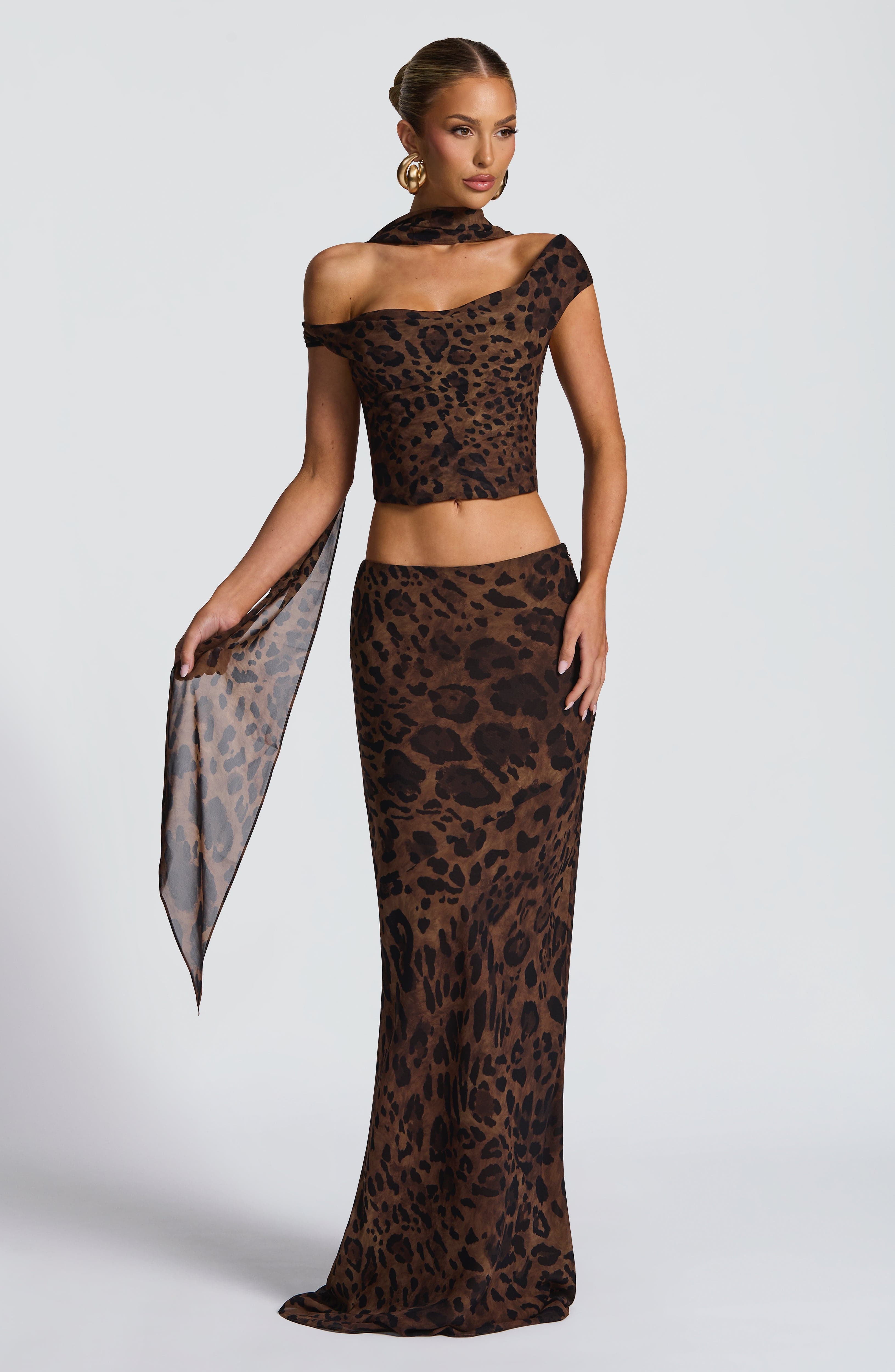 Freda Scarf - Leopard Print
