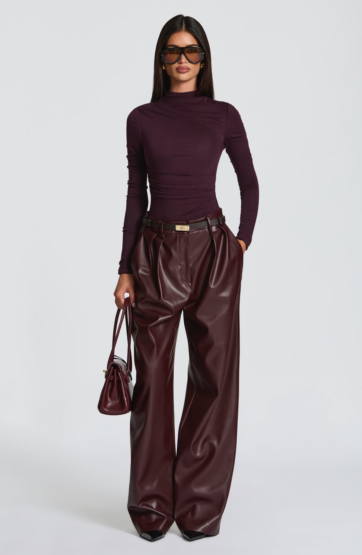 Glenda Pants - Plum