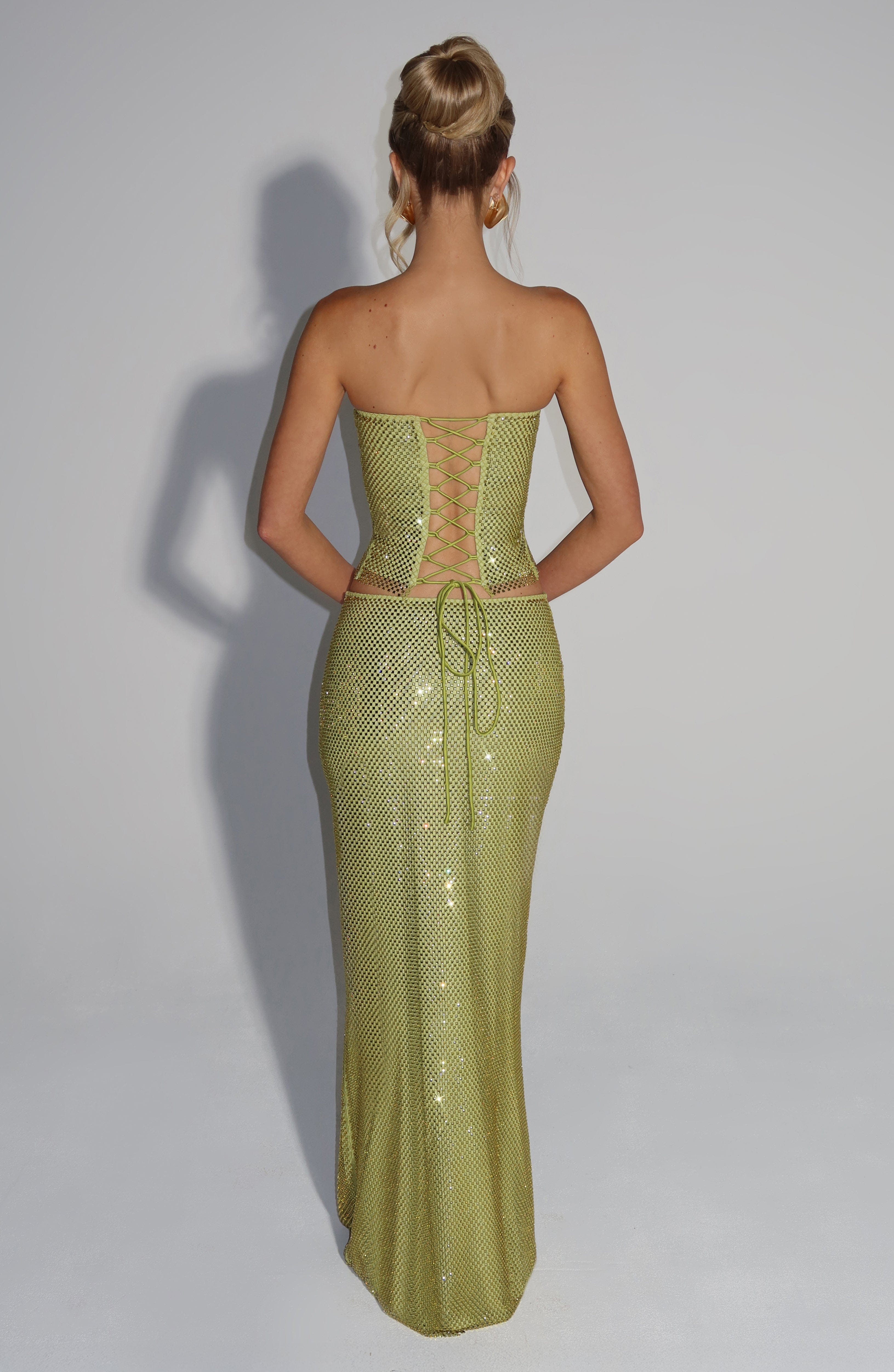 Hali Maxi Skirt - Olive