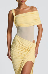 Henrietta Maxi Skirt - Lemon