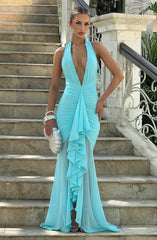 Janessa Maxi Dress - Aqua