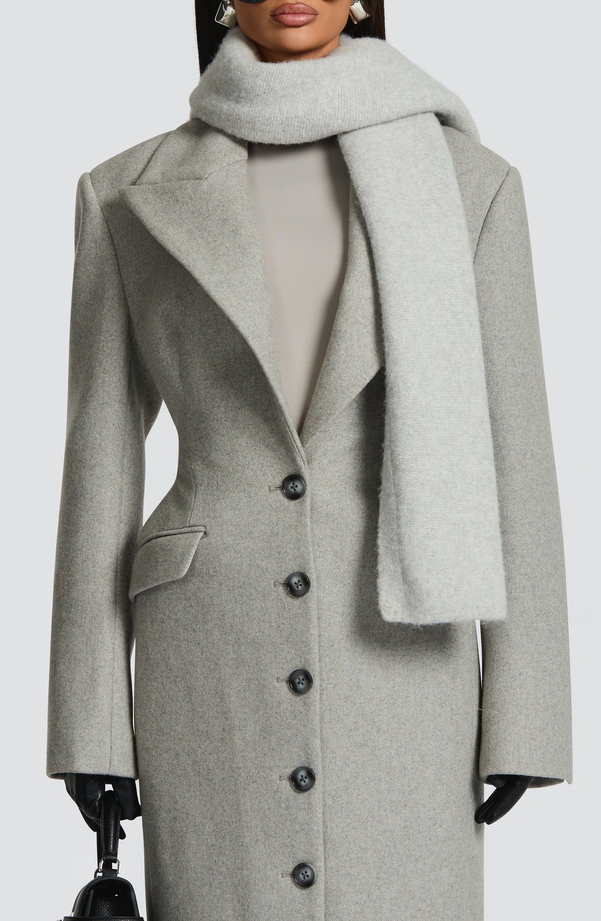 Jeanie Scarf - Light Grey