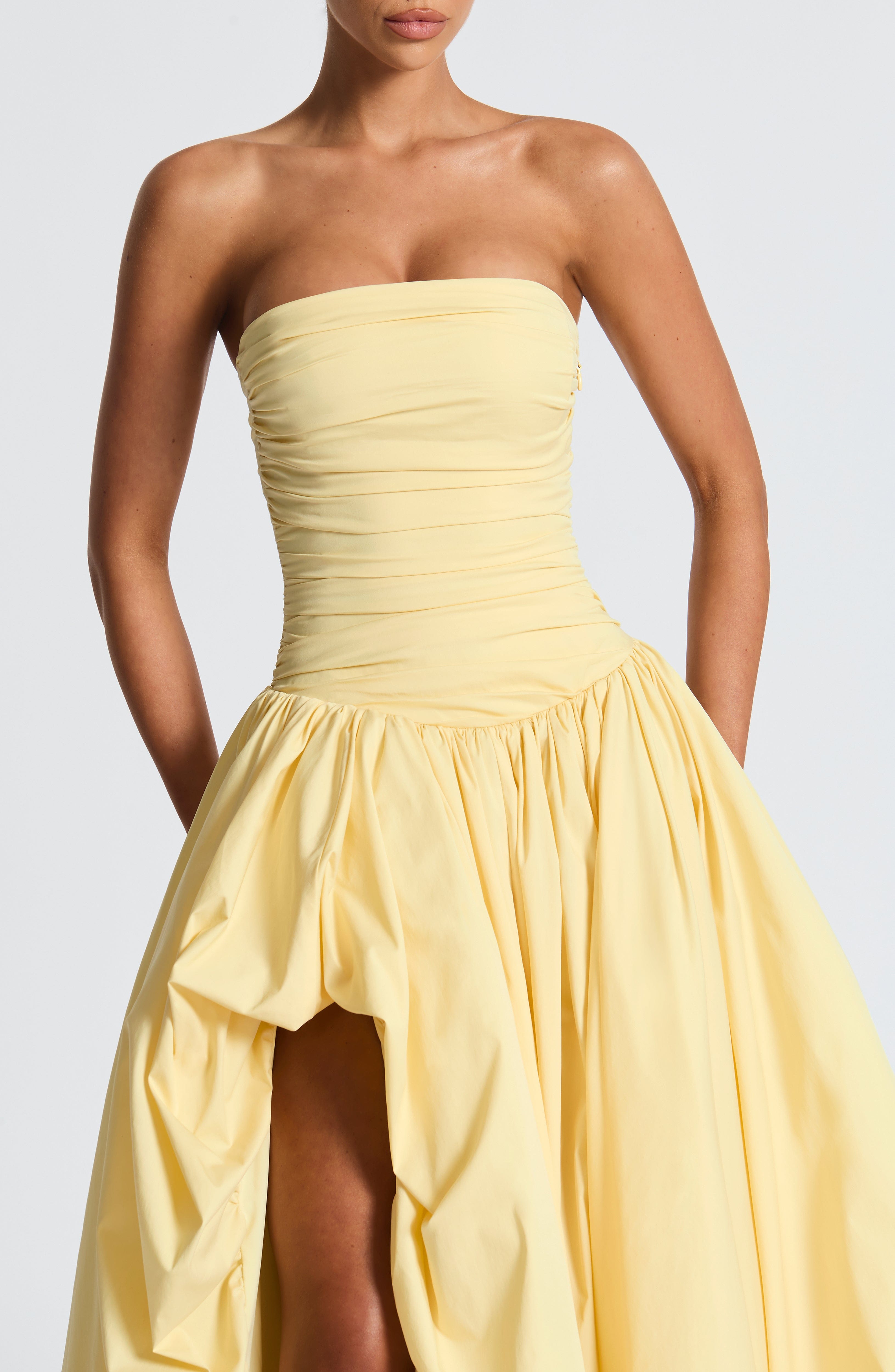 Jillian Maxi Dress - Lemon