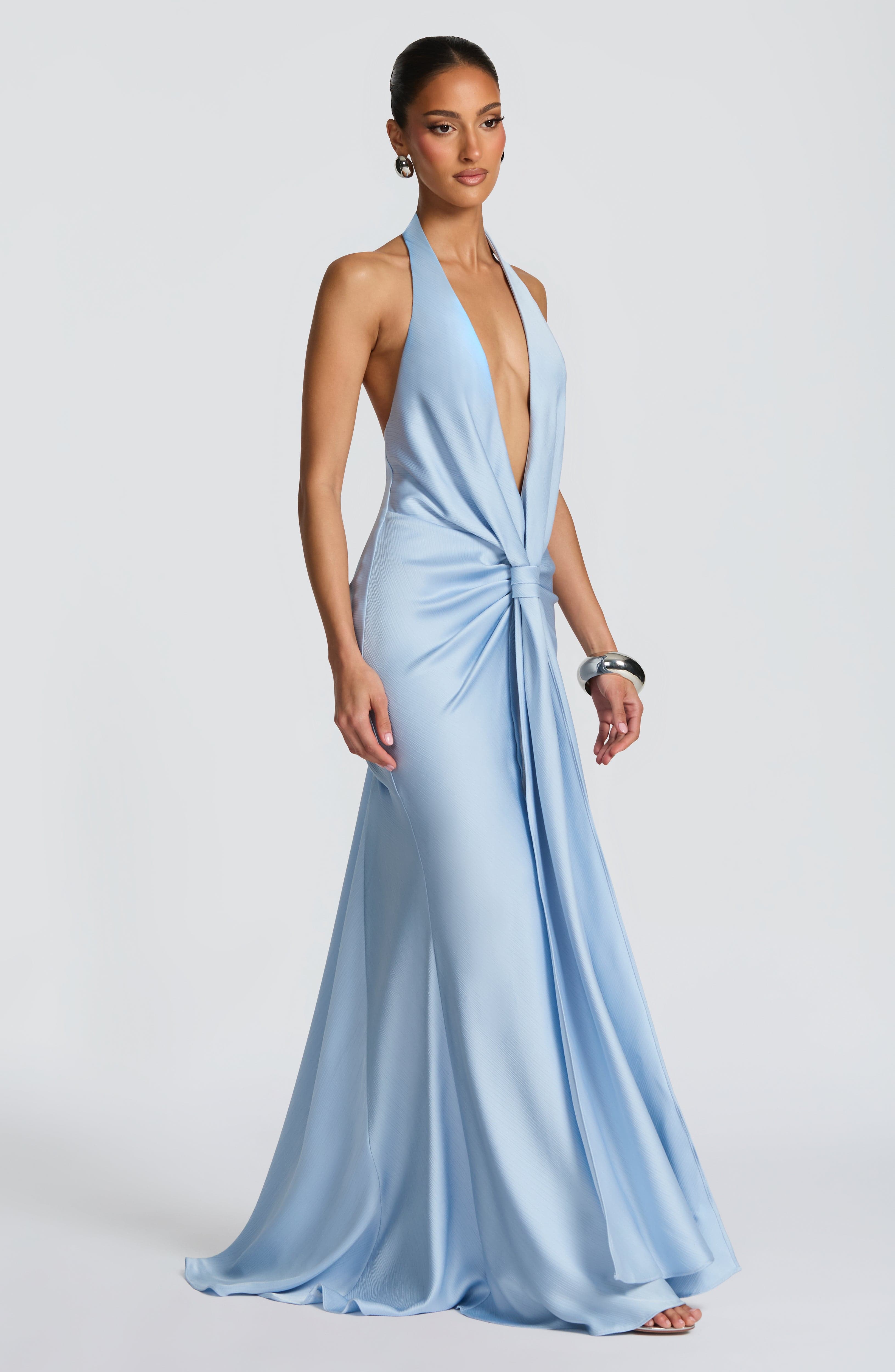 Linette Gown - Glacier Blue