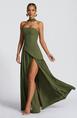 Maliyah Maxi Dress - Khaki