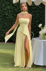 Maliyah Maxi Dress - Lemon