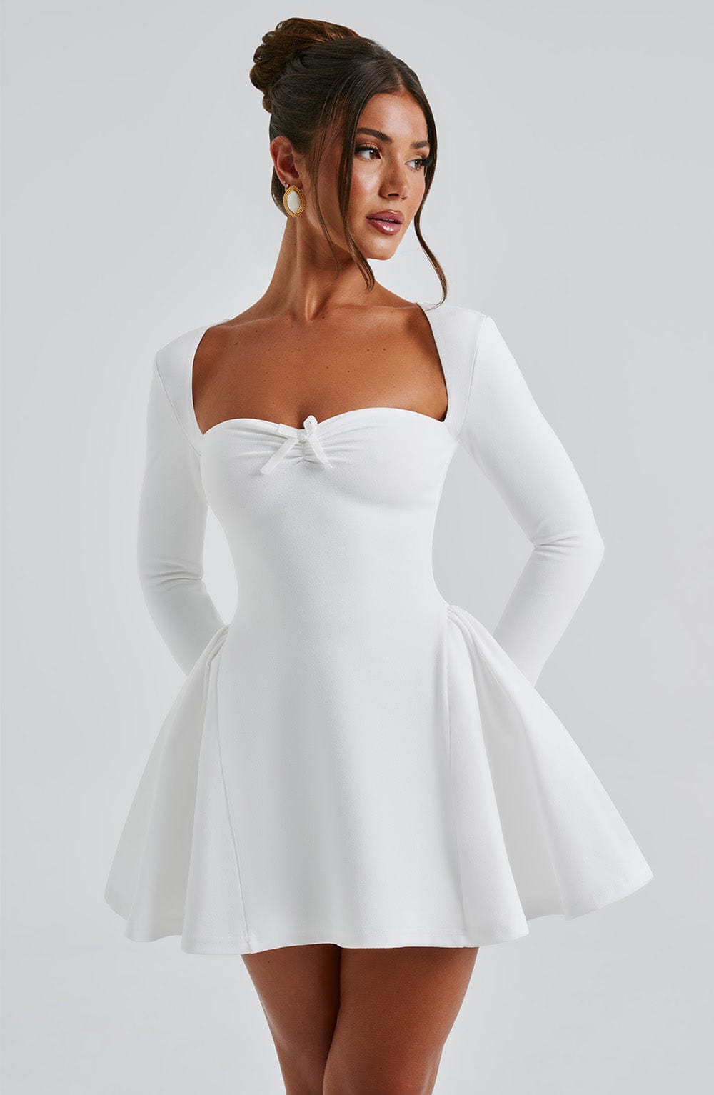 Megan Mini Dress - Ivory