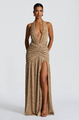 Minerva Maxi Dress - Beige