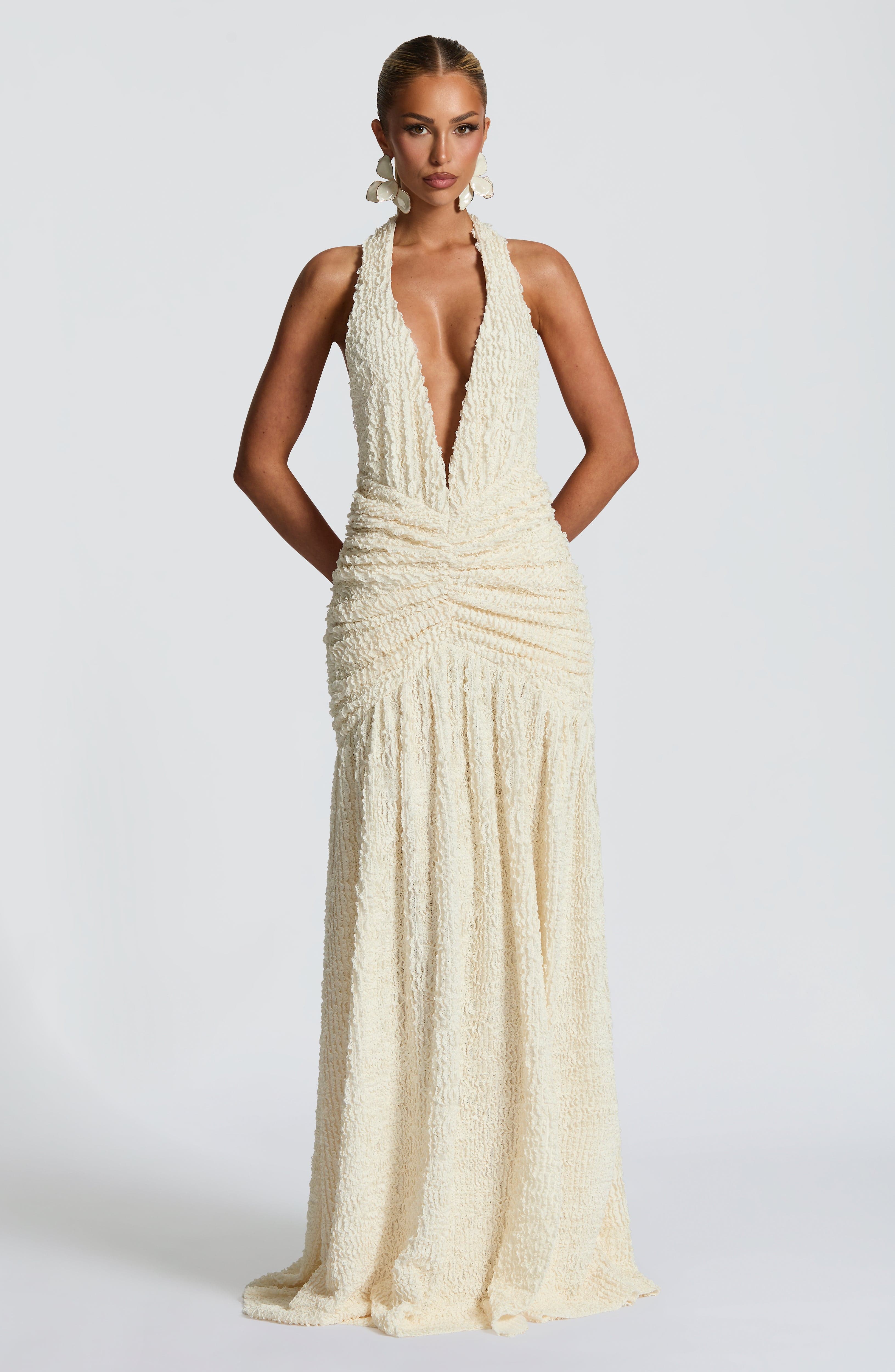 Minerva Maxi Dress - Ivory