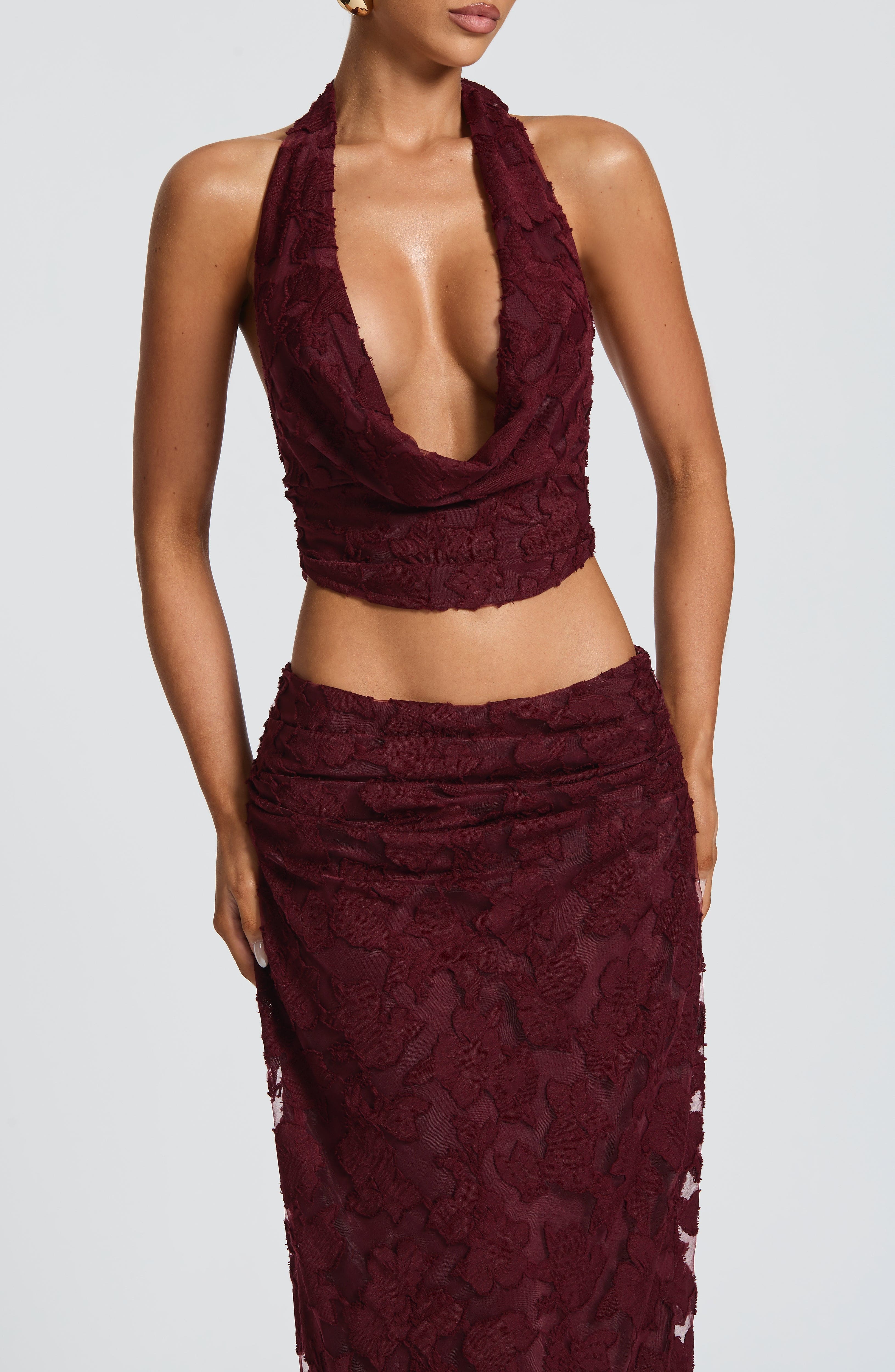 Myra Top - Cherry Lacquer