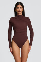 Pearson Bodysuit - Plum Brown