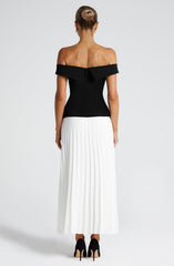 Penny Midi Skirt - Ivory