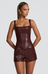 Raisa Corset - Burgundy