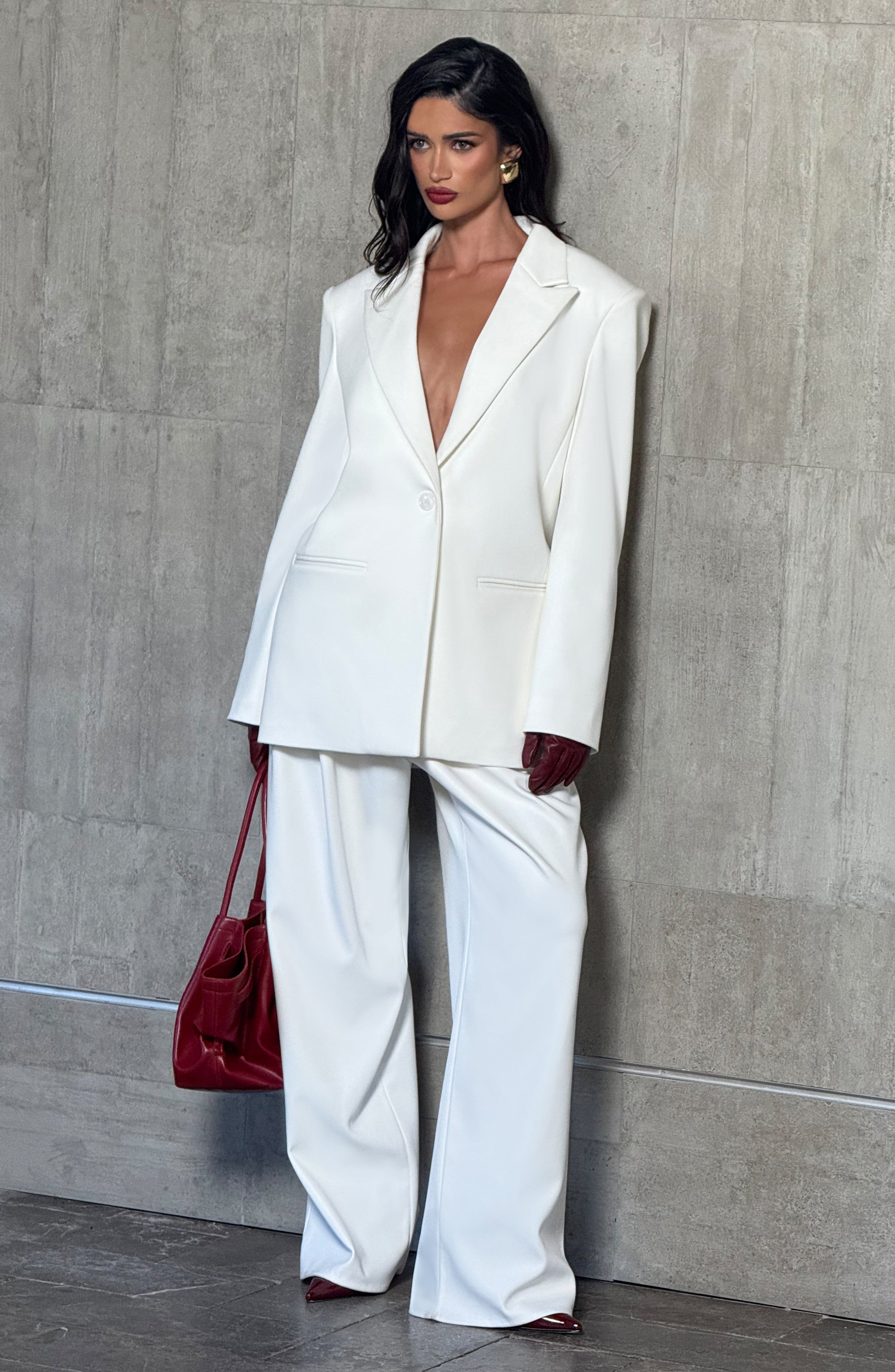 Reece Blazer - Ivory