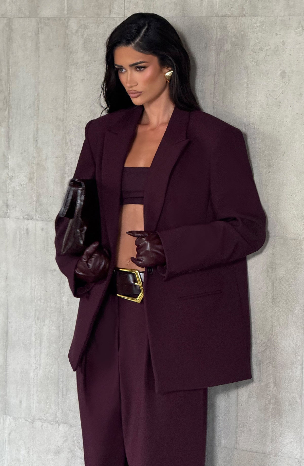 Reece Blazer - Plum