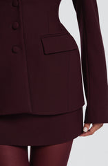 Rowena Blazer - Plum