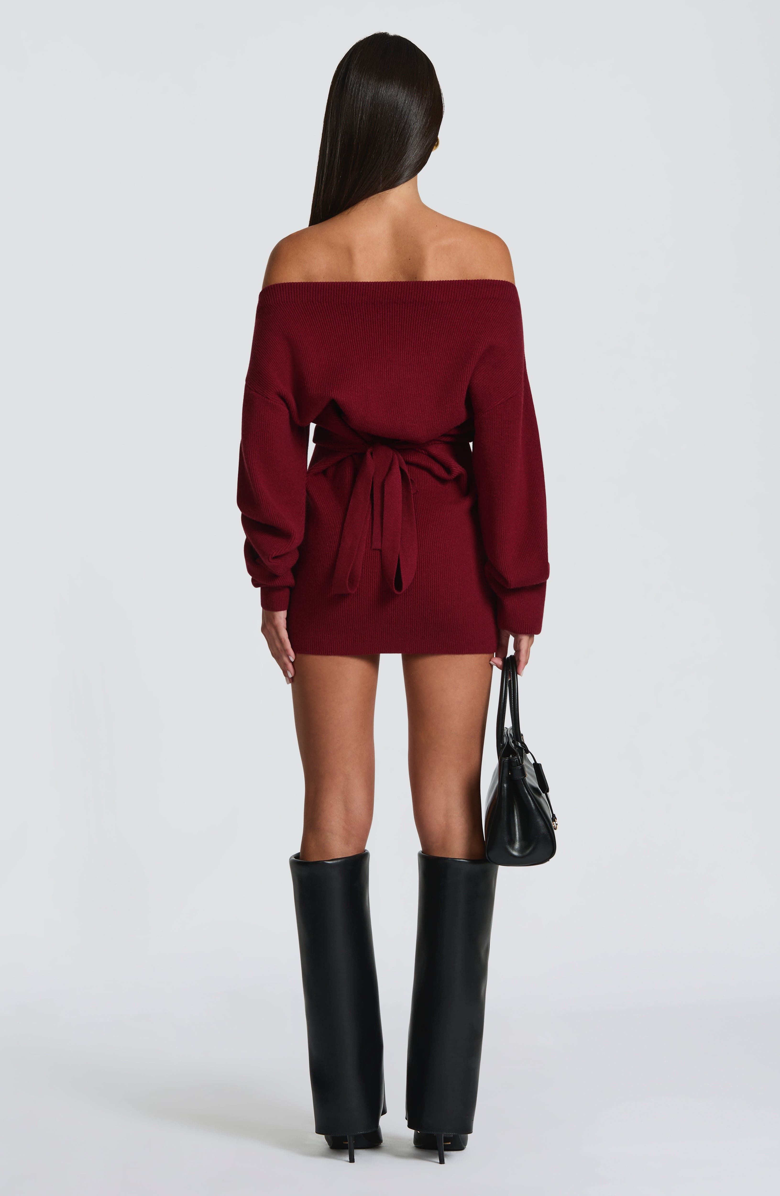 Sawyer Mini Dress - Burgundy