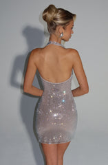 Starla Mini Dress - Silver
