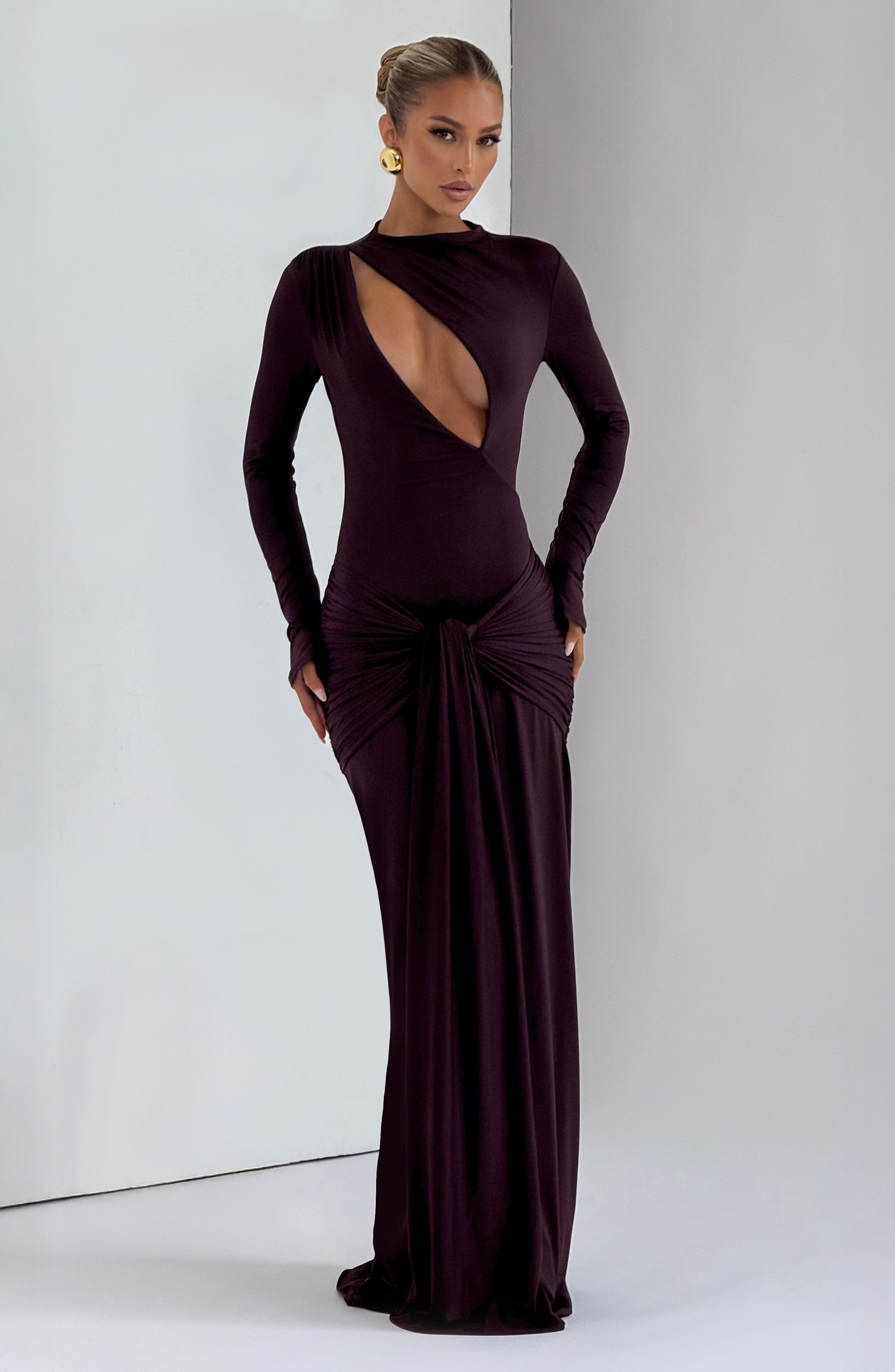 Tahnee Maxi Dress - Plum